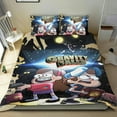 thumbnail image 1 of Gravity Falls Conjunto de sábanas temático, trío de piezas, cómodo y amigable con la piel, diseño único, regalo de decoración para el hogar para familiares, amigos y fans,140cm *210cm, 1 of 6