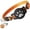 A004- Orange, variant on Cat Collar with Airtag Holder Breakaway Cat Collar with Bell Reflective Cat Accessories for Indoor Cats Black