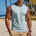 thumbnail image 2 of Bxsruta Men's Mesh Breathable Tank Top Sleeveless Crew Neck Quick Dry Casual Athletic Workout Gym Muscle Shirt, 2 of 8