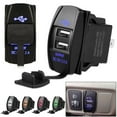 thumbnail image 3 of 12-24V 3.1A Dual USB Port Socket Plug Car Charger Adapter for Auto Truck Boat, 3 of 10