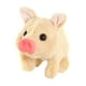 thumbnail image 5 of Cerdo de peluche electrónico, juguete de cerdito que camina, juguete de simulación educativo suave para educación temprana, mascota interactiva para marrón, 5 of 8