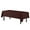 Brown, variant on Exquisite 12 Premium Waterproof 54" x 108" Brown Solid Print Plastic Tablecloths