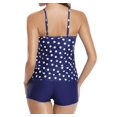 thumbnail image 4 of Trajes de baño deportivos de talla grande para mujer, trajes de baño con control de barriga, traje de baño tankini de dos piezas, 4 of 5
