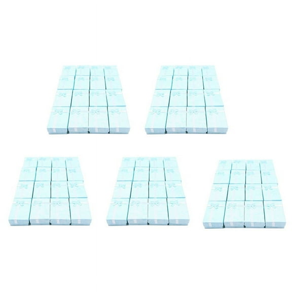 80Pcs Paper Jewelry Gifts Boxes for Jewelry Display-Rings, Small Watches, Necklaces, Bracelet Gift Box ()