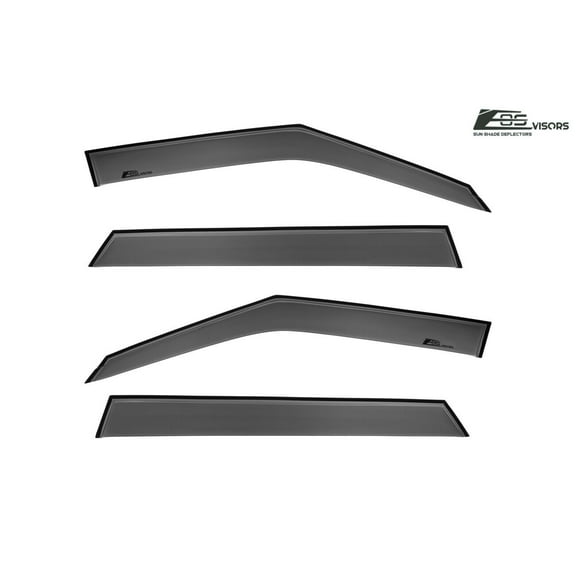 Replacement For 2014-2022 Land Rover Ranger Rover Sport | EOS Visors Tape-On Style Side Vents Window Visor Rain Guard Deflectors