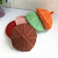 thumbnail image 2 of OUNONA  Berets Hat for Kids Chidl Wool Bonnet Beanie Girl Child Red, 2 of 8