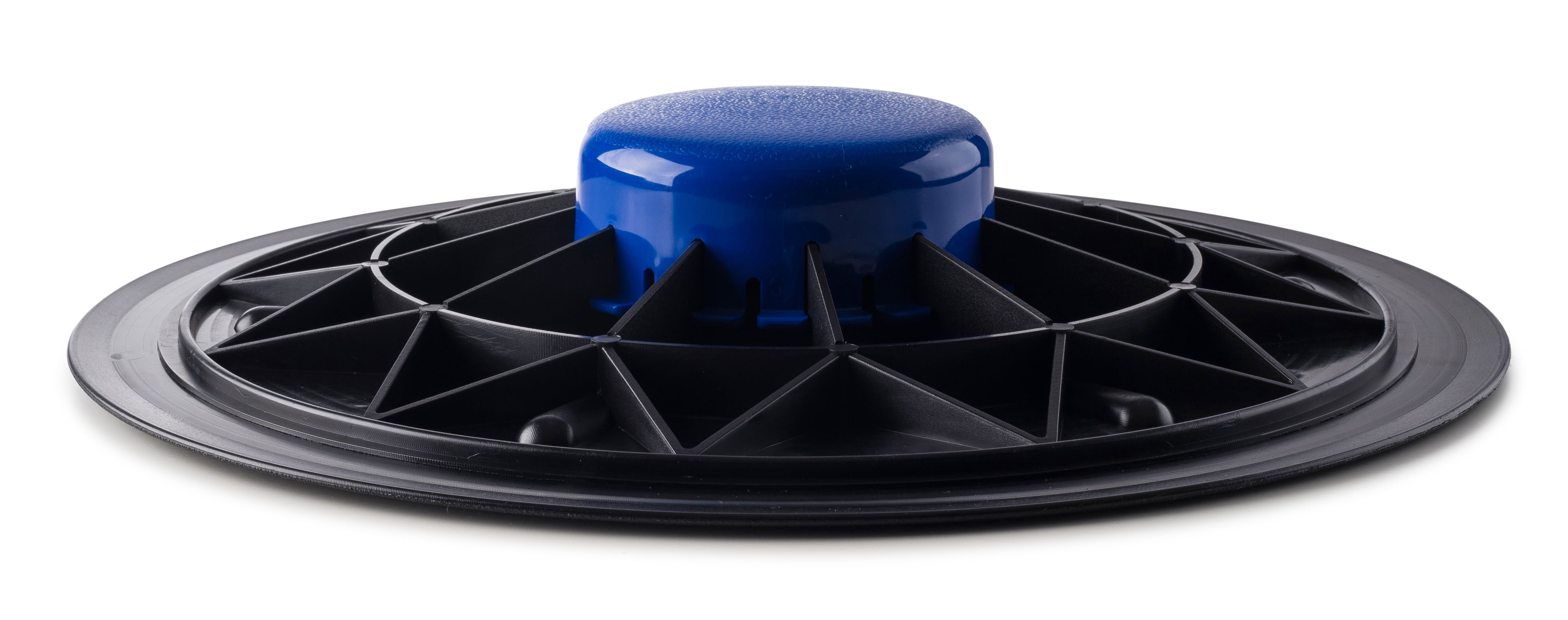 Bintiva Adjustable Balance Board, Extra Wide Diameter, For Fitness, Balance, and Stability Training, Blue Center