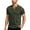 Army Green, variant on oqasdz T Shirts for Man Button V Neck Short Sleeve Summer New Outdoor Sports Workout Active Casual Comfortable Tee Top