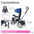thumbnail image 2 of The Baby Shop Triciclo Azul P/ Niños Bebe 7 En 1 Asiento Giratorio Is-3041x, 2 of 7