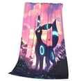 thumbnail image 3 of Umbreon Soft Lightweight Bed Blankets Plush Fuzzy Cozy Blanket Microfiber Throw Blanket for Couch, 3 of 9