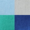 thumbnail image 5 of Your Zone 8 Pack Kids Wash Cloths Cotton Blended Fabric, Blue, Teal, and Gray, 5 of 8