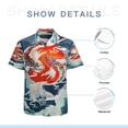 thumbnail image 7 of High Quality Hawaiian Shirts for Men Short Sleeve Aloha Beach Shirt Floral Summer Casual Button Down Shirts Blouses 8FLGD9, 7 of 7