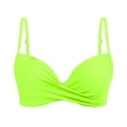 thumbnail image 3 of Women's Fashion Color Swimsuit Bikini Solid Color Split Swimsuit, 3 of 3