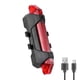 thumbnail image 1 of Luces traseras recargables Greeniant para bicicleta impermeable intermitente rojo, 1 of 6