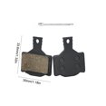 thumbnail image 3 of Bike Brake Pads Sturdy Disc Parts Replacement Components Bicycles Fittings Bike Replace Part Semi-Metallic Cycling Braking Pad Type 9, 3 of 6