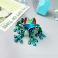 thumbnail image 4 of 3D Printed Articulated Magnetic Frog Fidget Toy, Fun Desk Buddy & Car Decor, 21 Colors Available, 4 of 6