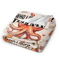 thumbnail image 4 of Octopus Blanket, Just A Girl Who Loves Octopus, Octopus Gifts for Girls, Octopus Lover Gift, Cartoon Ocean Blanket 60x50, 4 of 6