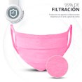 thumbnail image 4 of Cubrebocas Tela Jiuyu 120pz Rosa, 4 of 7