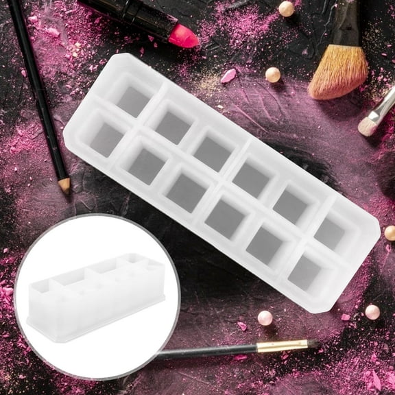 BESTYASH Makeup Molds For Resin Lipstick Holder Resin Mold White 1Pcs DIY Craft For Home Decoration