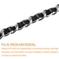 thumbnail image 4 of Uxcell Purse Chain Strap, 55" Purse Strap Shoulder Bag Replacement Strap, Black&Silver, 4 of 6