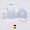 thumbnail image 1 of Non-slip Silicone High Heel Protector Covers High Heels Protective Stoppers Wearable Silence Heel Cover Shockproof Accessory transparent S 2PCS, 1 of 6