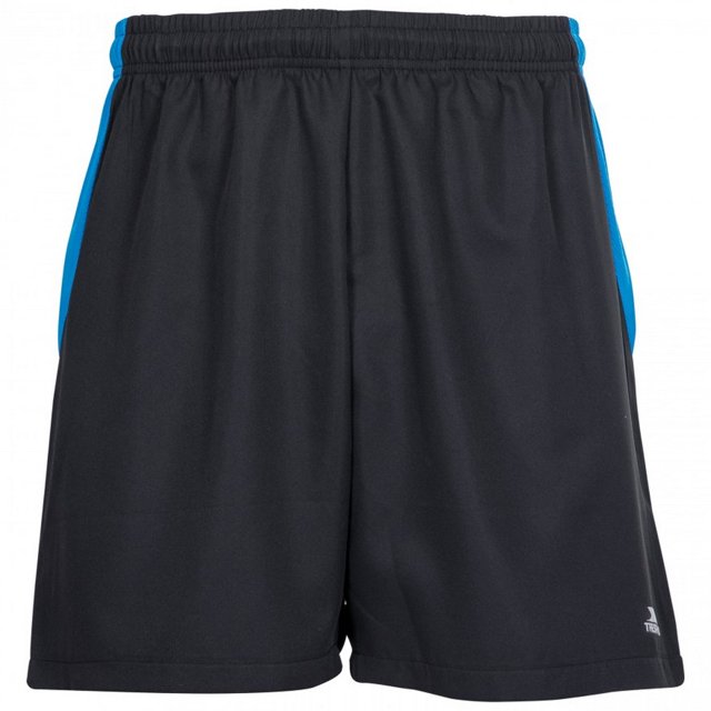 Trespass - Pantalones Cortos Shane Activo para Hombre (Negro, Azul)