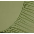 thumbnail image 4 of 1200 Thread Count Queen 4pc Bed Sheet Set Egyptian Cotton Deep Pocket Sage, 4 of 5