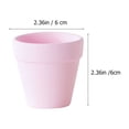 thumbnail image 4 of 5Pcs Macarons Ceramic Flower Pots Succulent Plant Pots Decorations (Mixed Color), 4 of 4