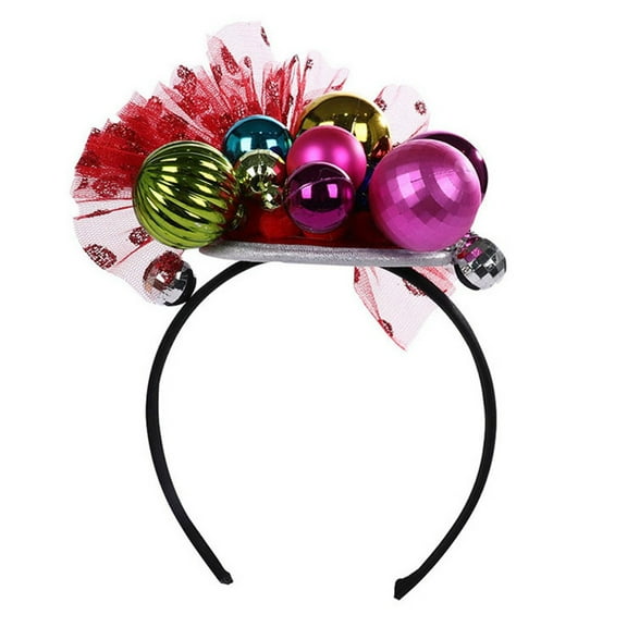 DHFJKG Christmas Headbands Jingle Bell Hairbands For Women Girls Lovely Xmas Holiday Hair Hoop Accessories Party Decoration Versatile Headband