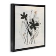 thumbnail image 3 of Stupell Industries Modern Abstract Flower Squiggles Black Floating Frame Canvas Art, 18 x 18, by Susan Jill, 3 of 8