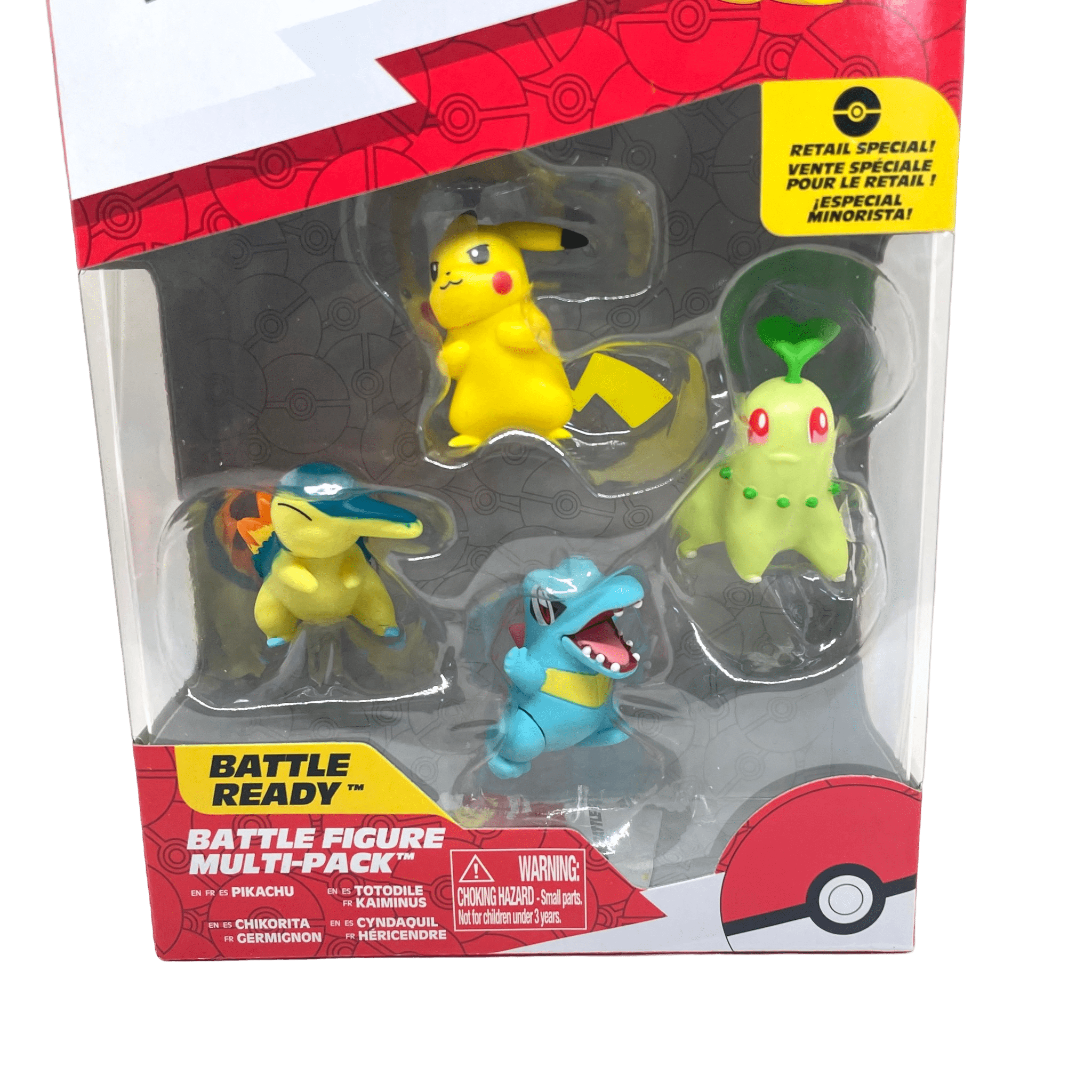 Jeu Jouet Pokemon Bataille Figurine Pikachu Chikorita pour Enfants 4 5 Ans  