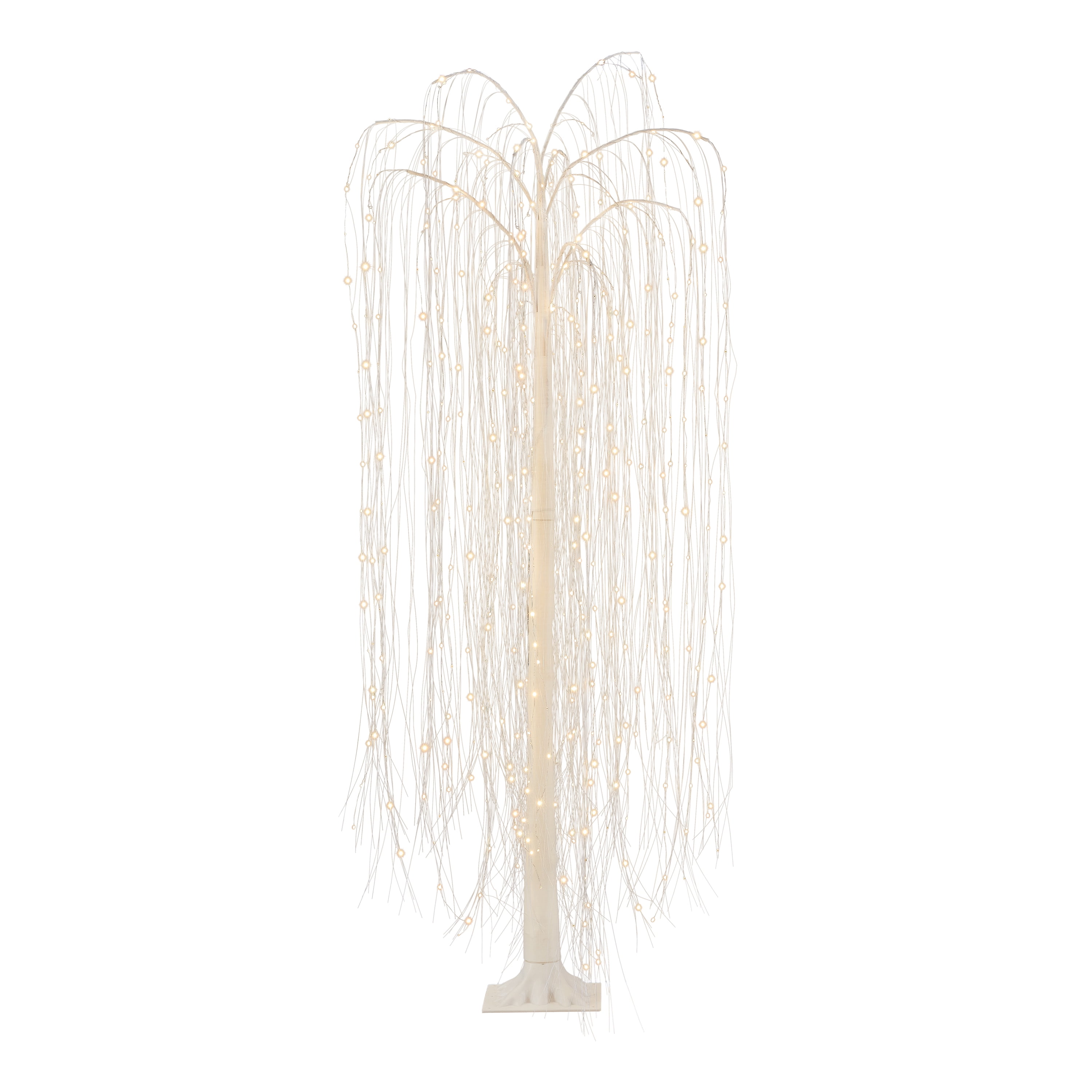 Holiday Time 288 LED White Lights Twinkling Willow Tree, 5'
