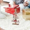thumbnail image 4 of Bois de Noël Signe Décoration de Table Rustique pour Fête Cheminée Table à Manger Bonhomme de Neige, 4 of 8