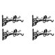 thumbnail image 1 of Ganchos de metal para colgar cestas sólidas con tornillos, soporte para plantas de exterior, gancho para plantas, farol, 4 unidades, 1 of 6