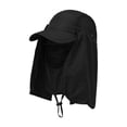 thumbnail image 2 of Gorra para el sol con solapa en el cuello Sunnimix protección solar sombrero de beisbol negro, 2 of 8