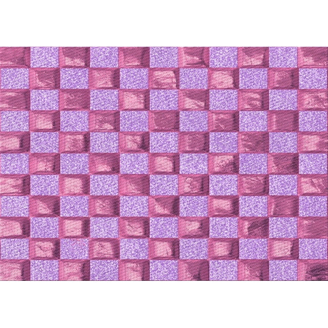 Ahgly Tapis Rectangulaire Lavable en Machine Intérieur Transitionnel Violet Violet, 8 Pieds x 12 Pieds
