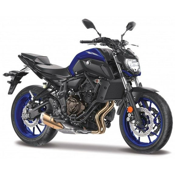 Yamaha MT-07 Diecast Model 1:18 scale Metallic Blue Maisto