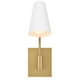 thumbnail image 4 of Hinkley Lighting 48310 Bray 17" Tall Wall Sconce - Lacquered Brass / Chalk White, 4 of 7