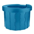 thumbnail image 2 of DOLITY Multipurpose Folding Toilet Bucket Toilet Urinal Seats for Indoor blue, 2 of 8