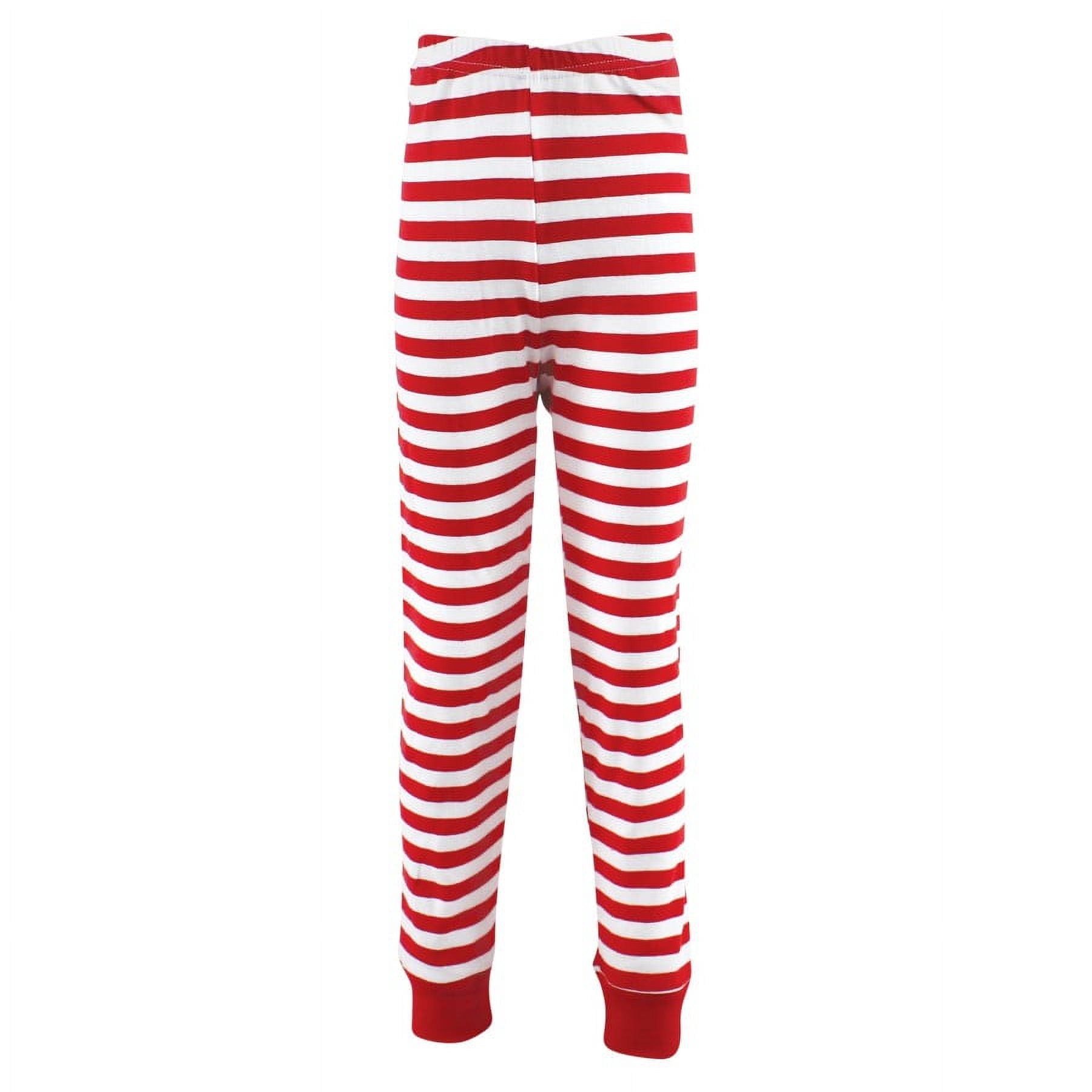 Hudson Baby Child Cotton Pajama Set, Santas Reindeer, 8 Years
