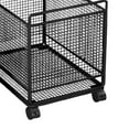 thumbnail image 6 of CarpNettore Rolling Cart with Wheels Movable Bookshelf Multifunctional Storage Bin Slide Out Black, 6 of 9