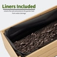 thumbnail image 4 of Mcombo L Shape Wooden Raised Garden Bed, Outdoor Planter Box Elevated Garden Bed for Vegetables, Herb and Flowers, 0213, 4 of 8