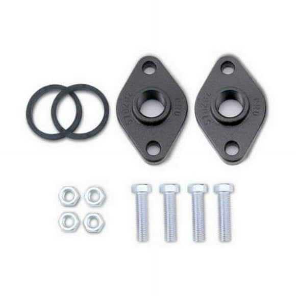 Grundfos 519601 Cast Iron Flange Set for UP Series Circulator Pumps-3/4 NPT, black