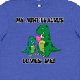thumbnail image 4 of Inktastic My Auntiesaurus Loves Me Youth T-Shirt, 4 of 5