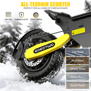 EOEOTWO Electric Scooter for Adults, GT06 1200W Motor Fast E-Scooter, Up to 30 MPH & 40 Miles Long Range, 11 Off-Road Tires Foldable Commuter Scooter with Dual Disc Brakes & Suspension, UL 2272