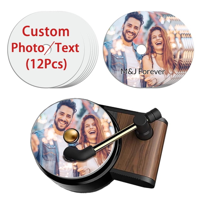 Ambientador para auto YESTIME personalizado de doble cara, 12 piezas