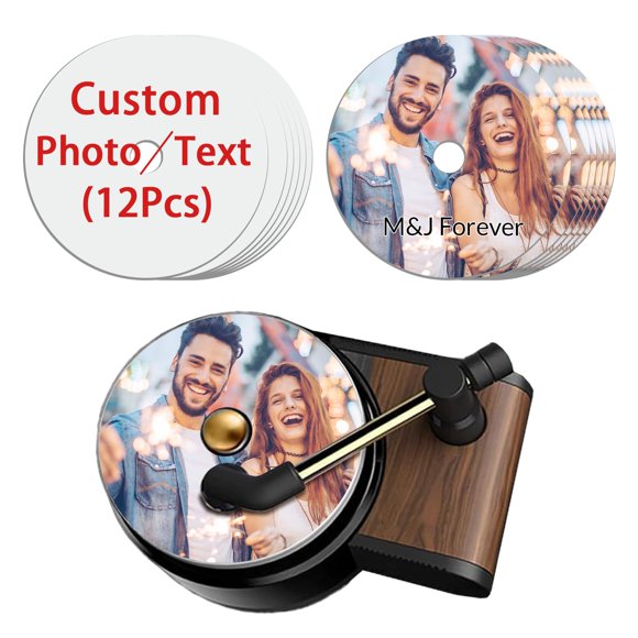 Ambientador para auto YESTIME personalizado de doble cara, 12 piezas