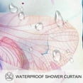 thumbnail image 3 of Dragonfly Printed Waterproof Shower Curtain Set with Hooks for Bathroom Decoration - Curtain Sets Included, 3 of 6
