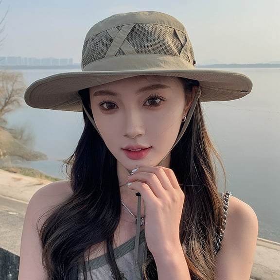 SikaFu Summer Outdoor Breathable Hiking Hats Fashionable Sunshade Hats Riding A Hooded Hats Men's Hat Spot