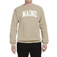 thumbnail image 2 of Wild Bobby State of Maine College Style Unisex Crewneck Sweatshirt, 2 of 6